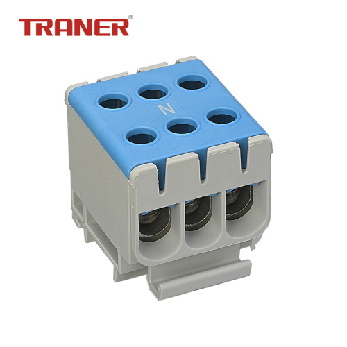 50mm2 Blå Universal Terminal Block Aluminium Koppar Kabel