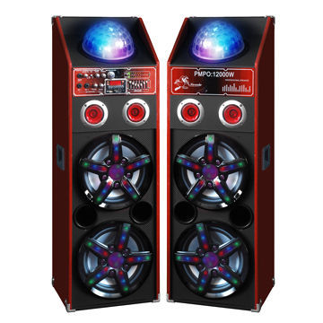 2.0 DJ USB Speaker with Big Power 120W*2 and EQ