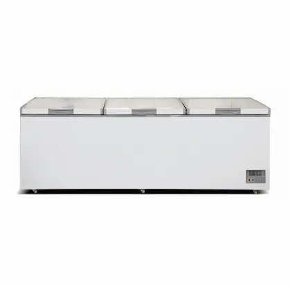 White Horizontal Small Household Freezer Deep Chest Freezer
