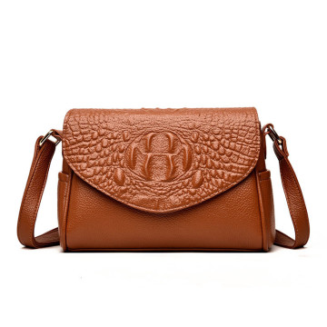 Soft PU leather lady shoulder hand bags