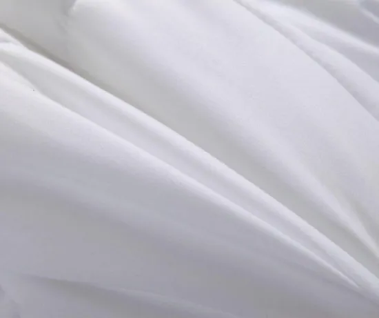 Polyester microfiber fabric 85 gsm optical white