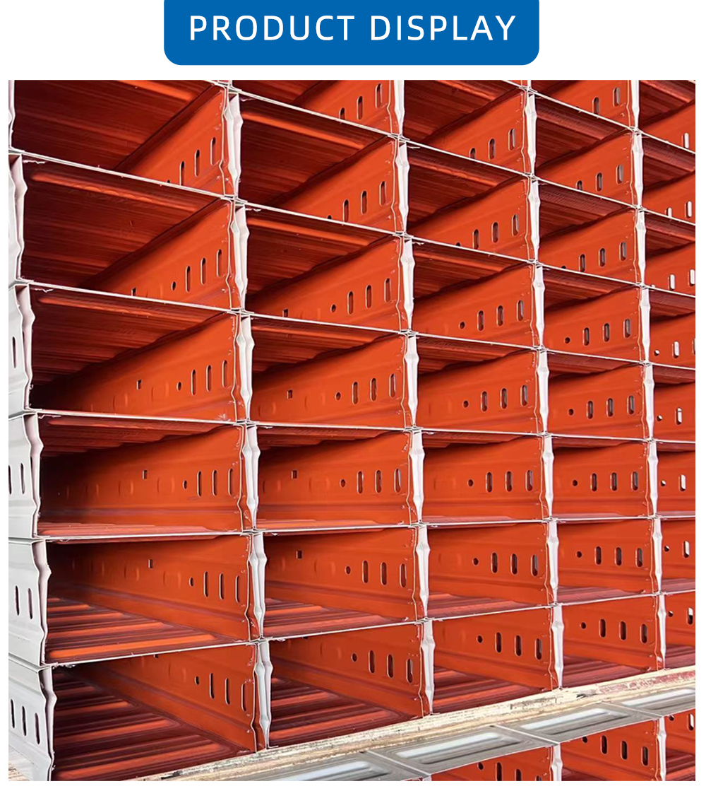 Red Fire-Resistant Cable Tray X