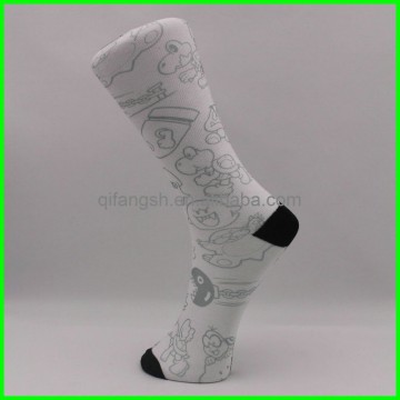 dye sublimated knee high socks