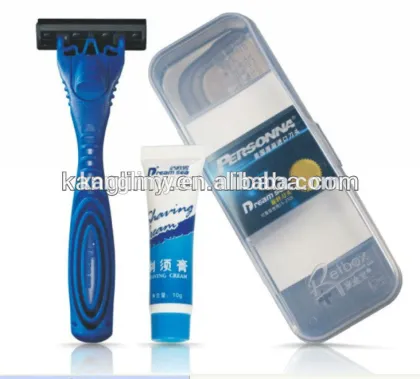 men razor and shaving creacm shaving kit