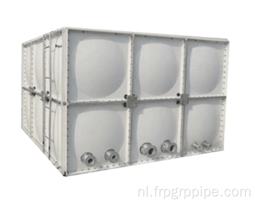 Corrosiebestendige 1000m3 glasvezel GRP FRP-watertank