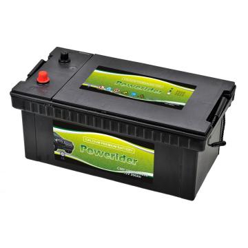 Jis Standard truck battery 200AH N200 MF 190H52