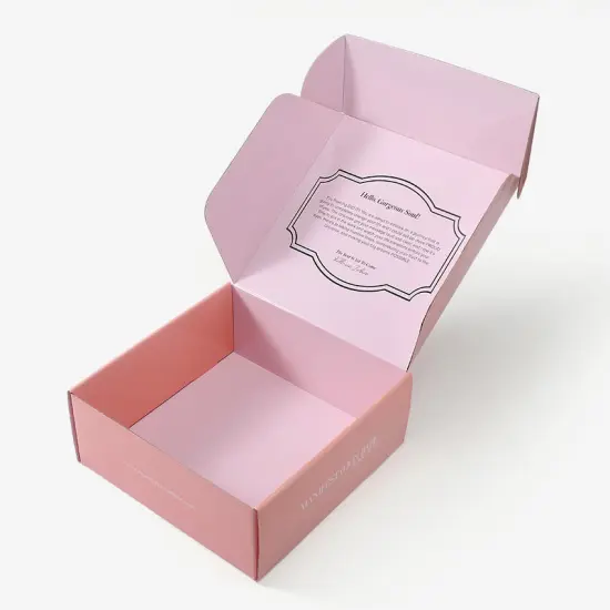 Custom Printed Color Corrugated Box Packaging For Shopping