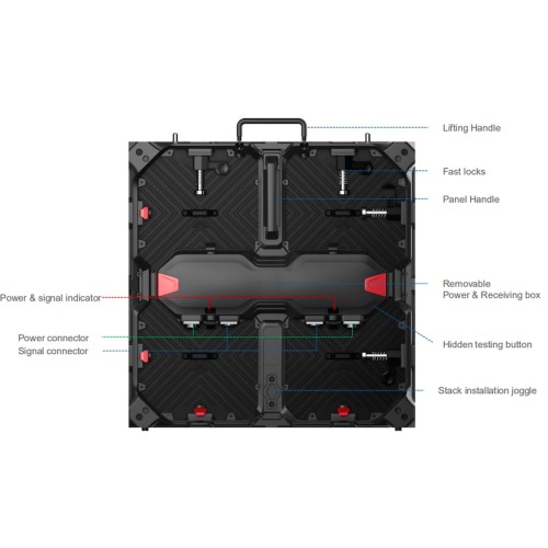 P2.9 indoor rental led display panel