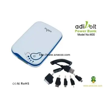 Mobile Power Universal Mobile Charger External Battery 6000mAh