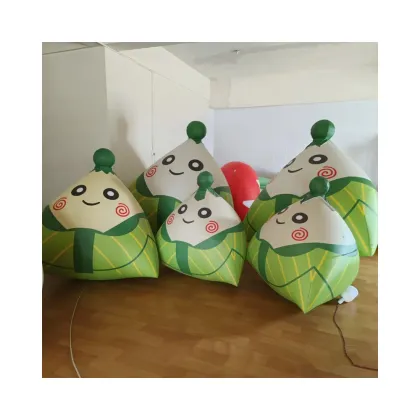 Customizable Chinese Traditional Festival Inflatable Cartoon Zongzi Decorations