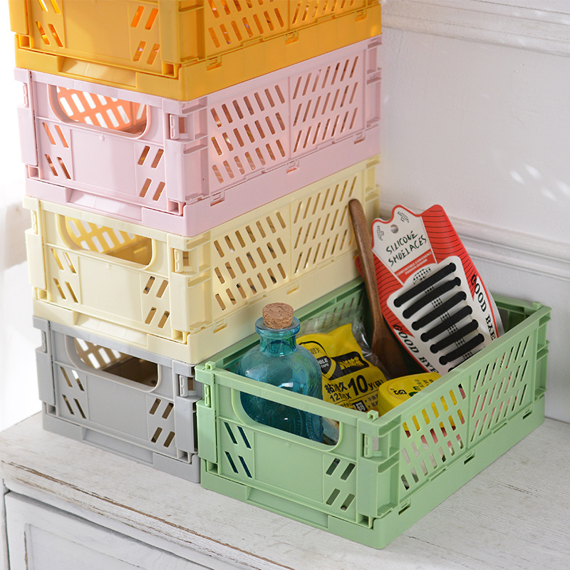 Folded Plastic Basket