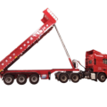 13.75m low flatbed semi trailer