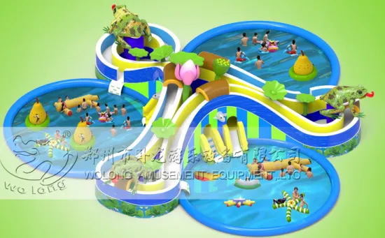 Giant Sale Commercial Air Slide Kids Inflatable PVC Water Slide with Pool