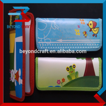 student pencil bags zipper lock with cloth zipper