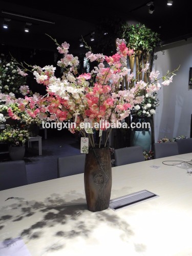 2015 hot sale fake flowers for festive decoration artificial cherry blossom flower