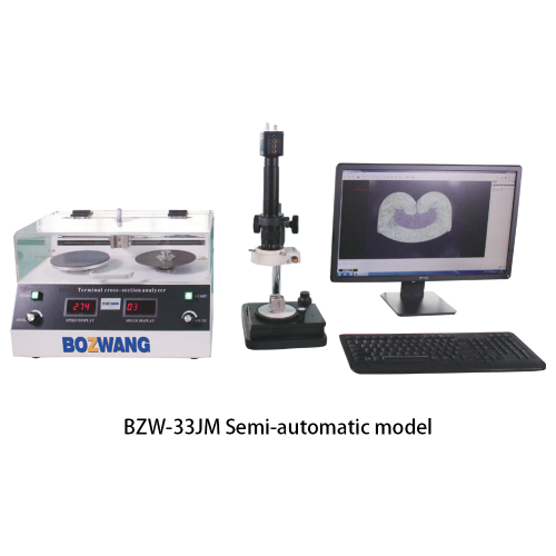 Полуавтоматический настольный анализатор поперечного сечения клемм