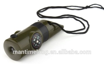 flashlight whistle compass led whistle camping whistle