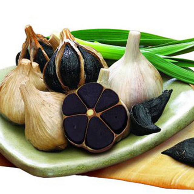 Taste sweet and sour of black garlic