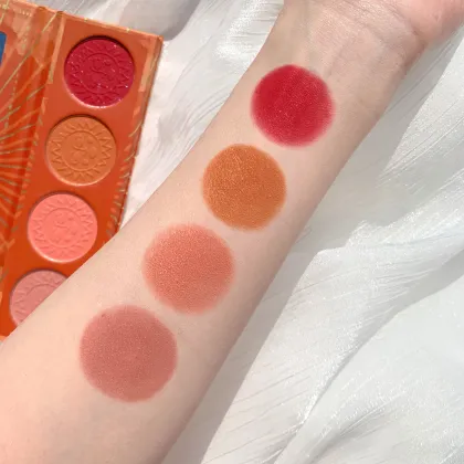 Customizable Vegan Blusher Powder Rouge Makeup in 4 Colors