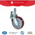 Style Ameryki Total Lock Rusztowanie Caster (TPU Wheel & PP Core)