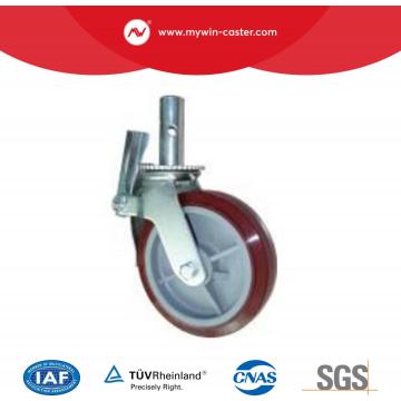 Style Ameryki Total Lock Rusztowanie Caster (TPU Wheel &amp; PP Core)