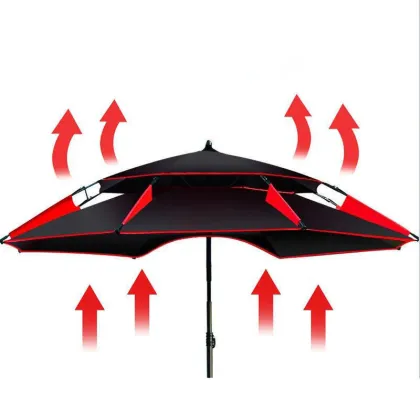 FEAMONT Wholesaler Rotatable Rainproof Vinyl Sunshade Fishing Umbrella