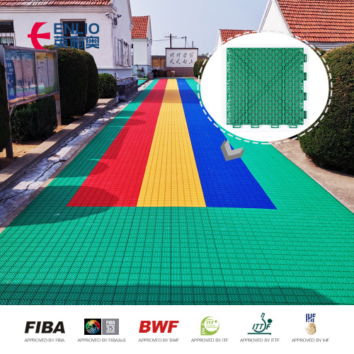 DIY Outdoor Backyard Basketball Court Tiles ingesteld voor sport buiten de vloer van de buitenlucht