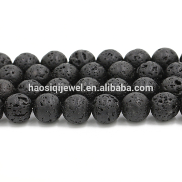 Alibaba Atacado Gemstone Pedra De Lava Vulcânica Preto Para Fazer Jóias