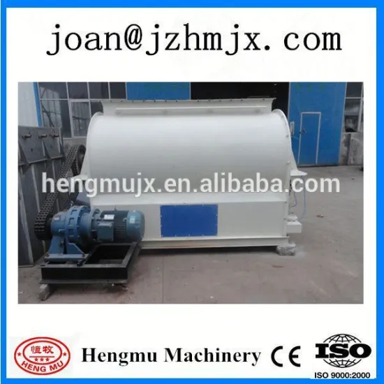 Adopting international advanced technique factory price single screw ribbon mixer for animal