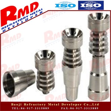 14mm&19mm 4 IN 1 domeless titanium nasil,with male and female joint