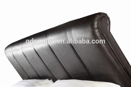 Luxury Bedroom Furniture Italian Style Royal Leather Bed