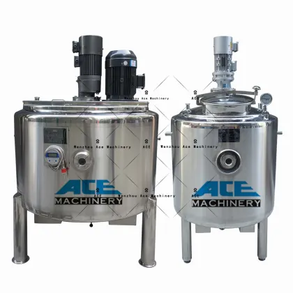 300L Stainless Steel Industrial Pasteurization Mixer for Cow Milk and Yogurt
