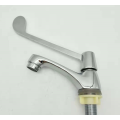 Long handle Quick Opening Basin Tap Single Handle Cold Copper Water Basin Faucet Bathroom Mixers