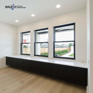 Hot Sale Single-Hung Aluminium Frame Sliding Balcony Windows for Home Use