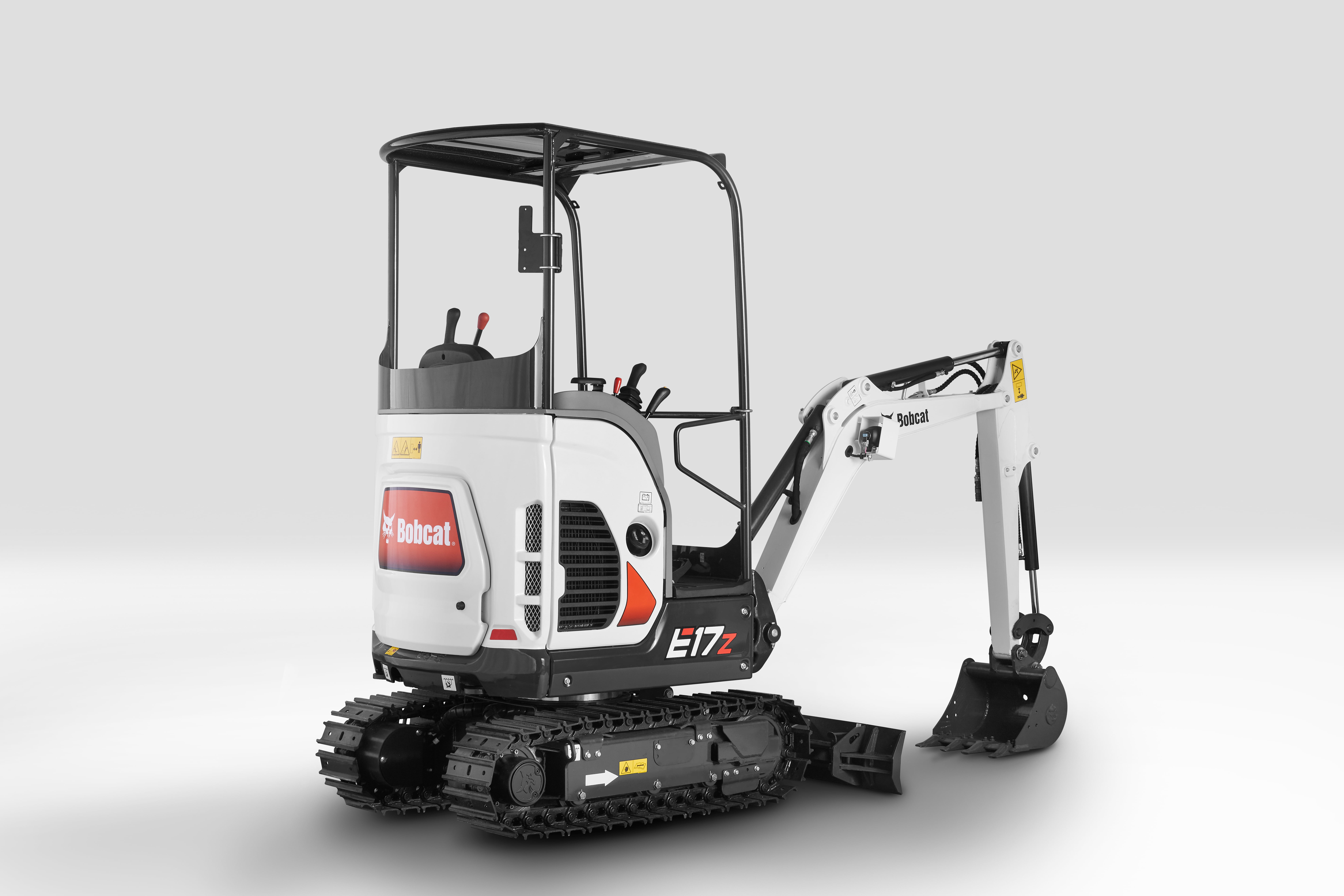 Mini Excavator with Bucket Wheel Attachment