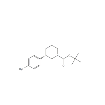 (3S) 3- (4-aminofenil) -1-piperidinacarboxilato de terc-butilo para Niraparib CAS 1171197-20-8