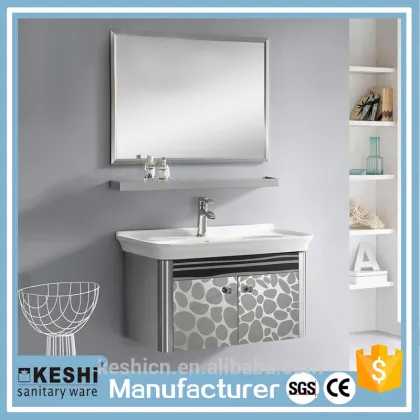 Modern design sanitary ware china stainless steel bathroom cabinet sanitary ware china