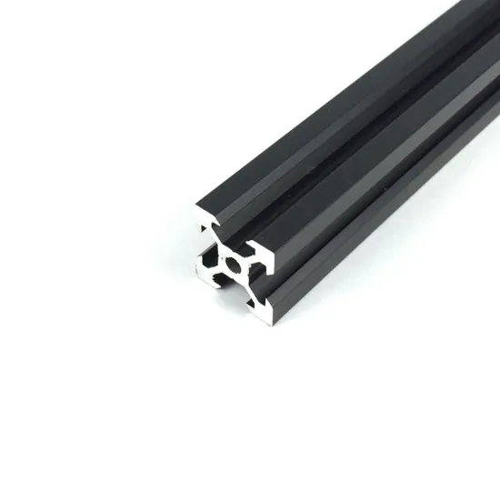 Black anodized framing systems aluminium extrusion rail