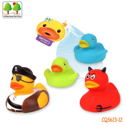 CQS623-12 CQS soft ducks 4PCS with BB sound