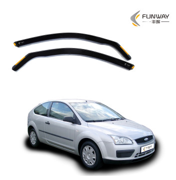 Side Window Visors for Ford Focus MK2 ST RS 2004-2010 3 Door Hatchback