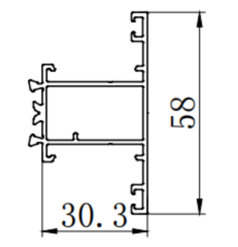 aluminium extrusion mold for thermal break door