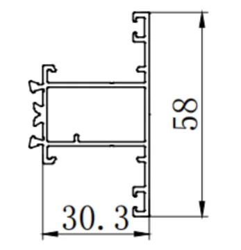 aluminium extrusion mold for thermal break door