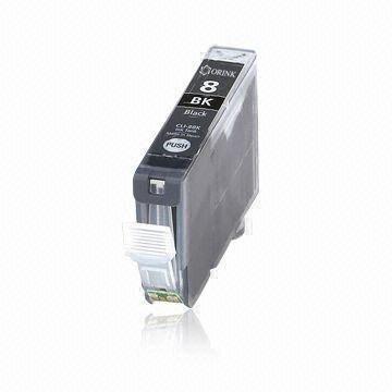 Compatible Ink Cartridge with Canon CLI-8 Black with Chip