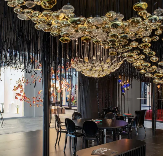 LED custom pendant light for showroom