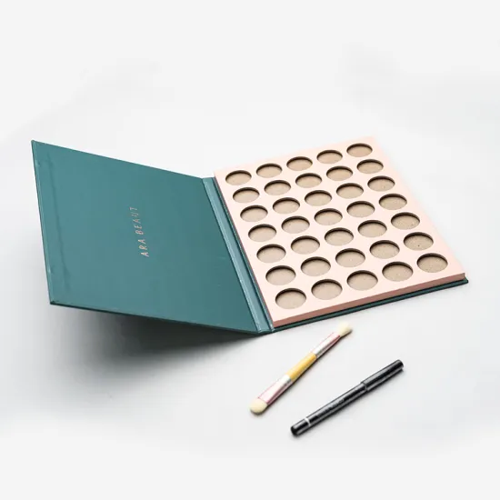 Custom Empty Book Shape Concealer Eyeshadow Palette Box