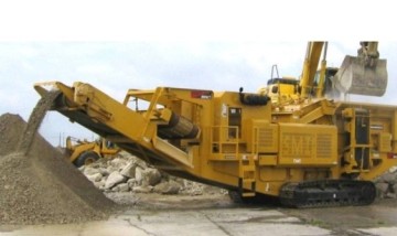 High Efficient Mobile Concrete Crushing Machine