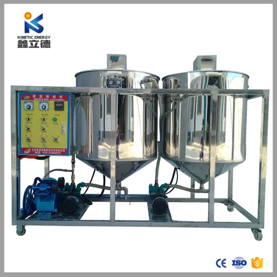 South Africa Almond Oil Refinery Machine for Crude Edible Oil Palm Kernel Oil Refining Equipment
