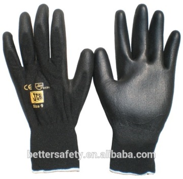 Black Nylon Gloves Liner PU touch screen gloves china wholesale