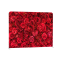 Λουλούδι κόκκινο τριαντάφυλλο προσαρμοσμένο φορητό ύφασμα έντασης