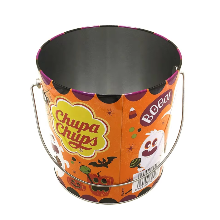 DADI Ice Tin Bucket with Metal Handle Lid